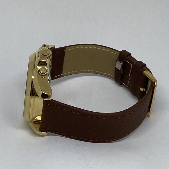 Michael Kors Bradshaw MK5739 Womens Brown Leather Analog Dial Quartz Watch XR224 - Picture 9 of 12